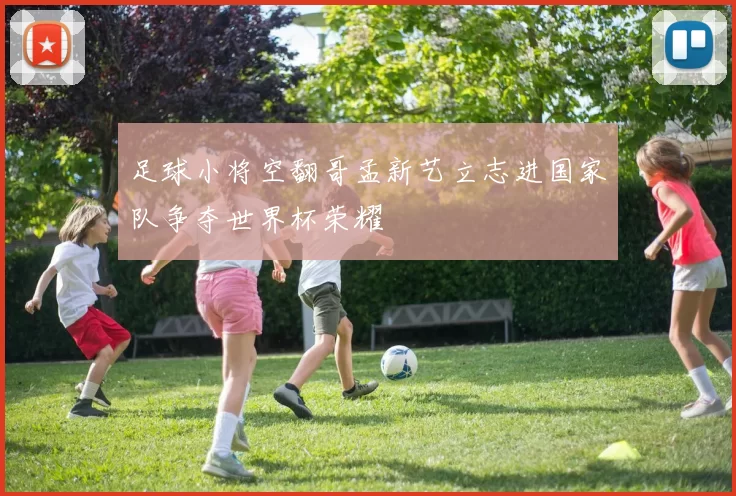 足球小将空翻哥孟新艺立志进国家队争夺世界杯荣耀